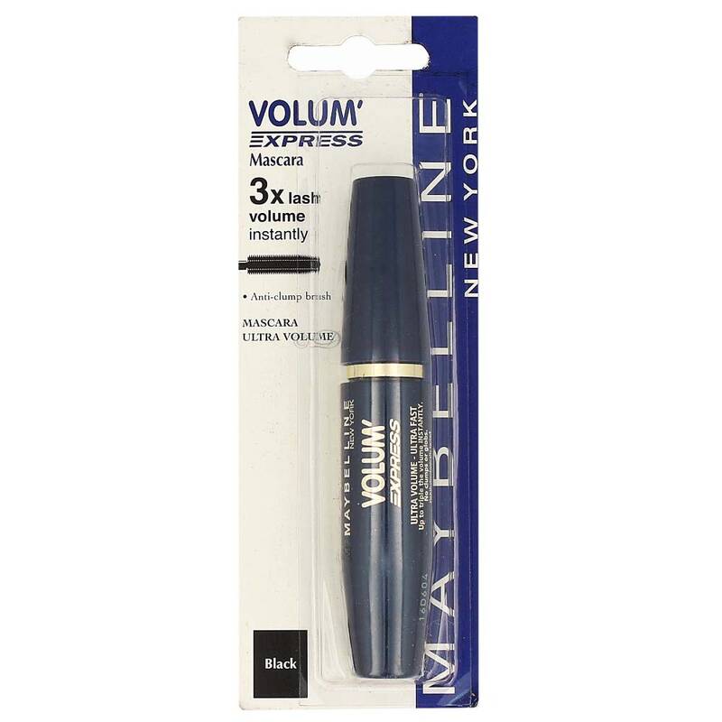 Maybelline VolumExpress 3 x Lash Volume Instantly Black 10 ml