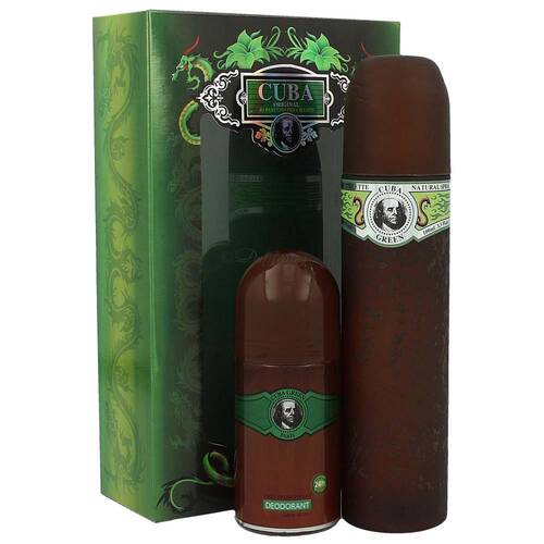 Cuba Green Man Edt 100 ml + Deo Stick 50 ml Set