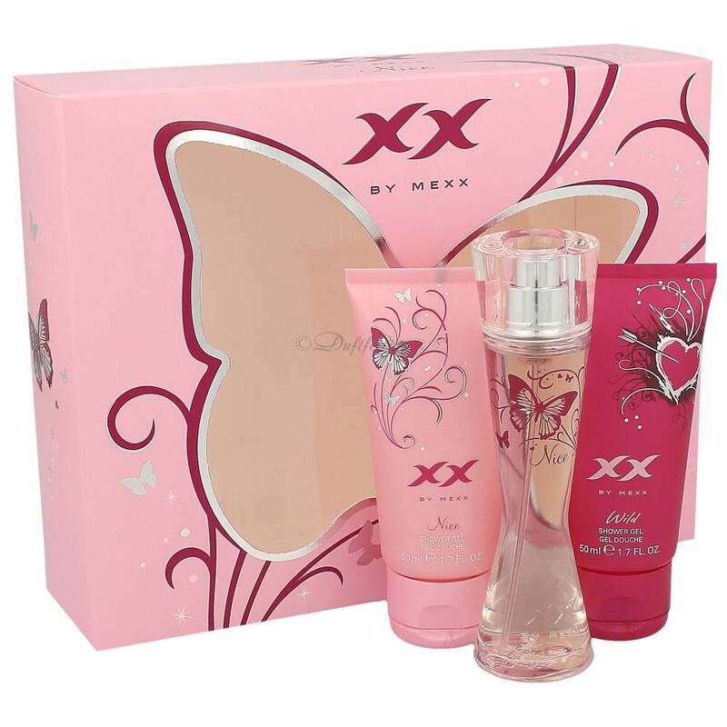 XX by Mexx Nice Edt 20 ml + Mexx Nice Shower gel 50 ml + Mexx Wild Shower Gel 50 mlSet