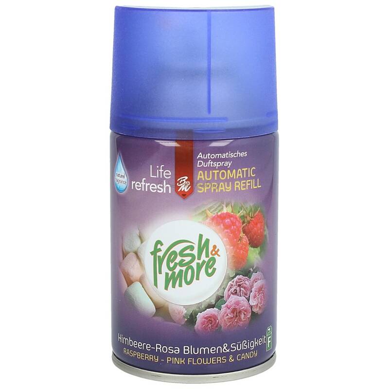 Fresh & More Nachfüller Himbeere-Rosa Blumen & Süßigkeit 250 ml