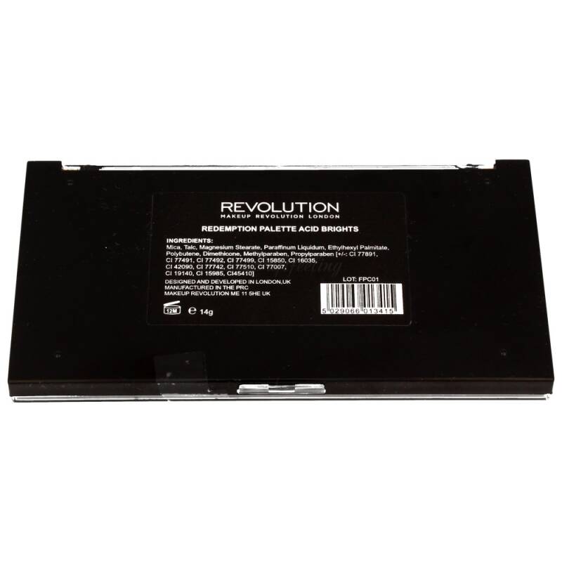 Makeup Revolution Redemption Palette Acid Brights