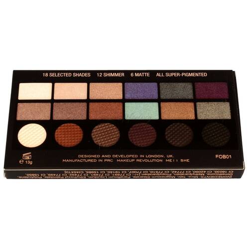 Makeup Revolution 18 Exclusive Eyeshadow Palette Welcome To The Pleasuredome