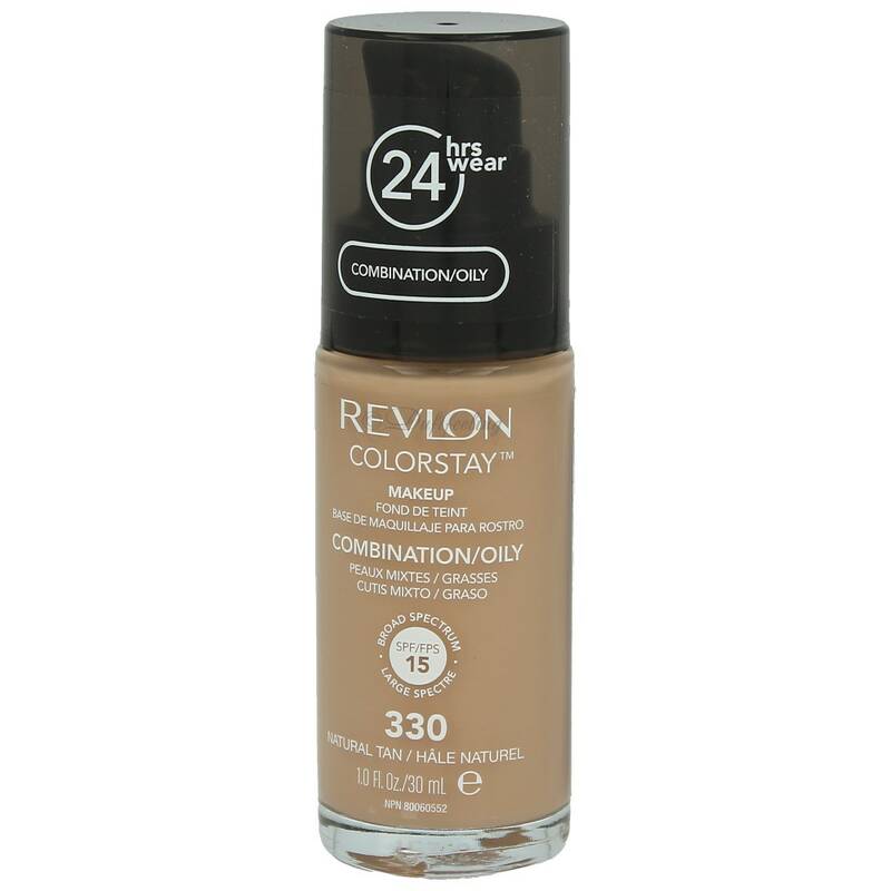 Revlon ColorStay Make-up combi/oily Skin mit Pumpe 330 Natural Tan