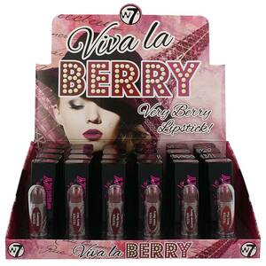 W7 Viva La Berry Lipstick, Verry Berry