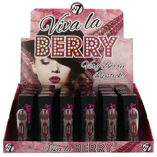 W7 Viva La Berry Lipstick, Glam Berry