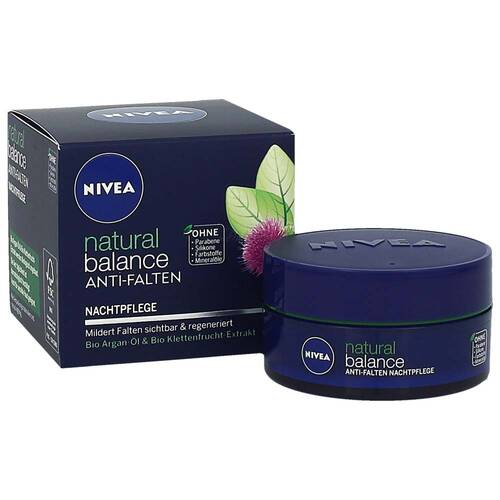 Nivea Natural Balance Anti-Falten Nachtpflege 50 ml