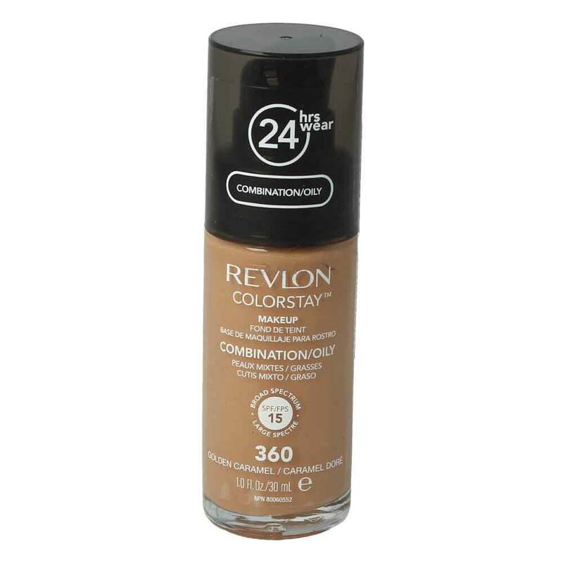 Revlon ColorStay Make-up combi/oily Skin mit Pumpe 360 Golden Caramel