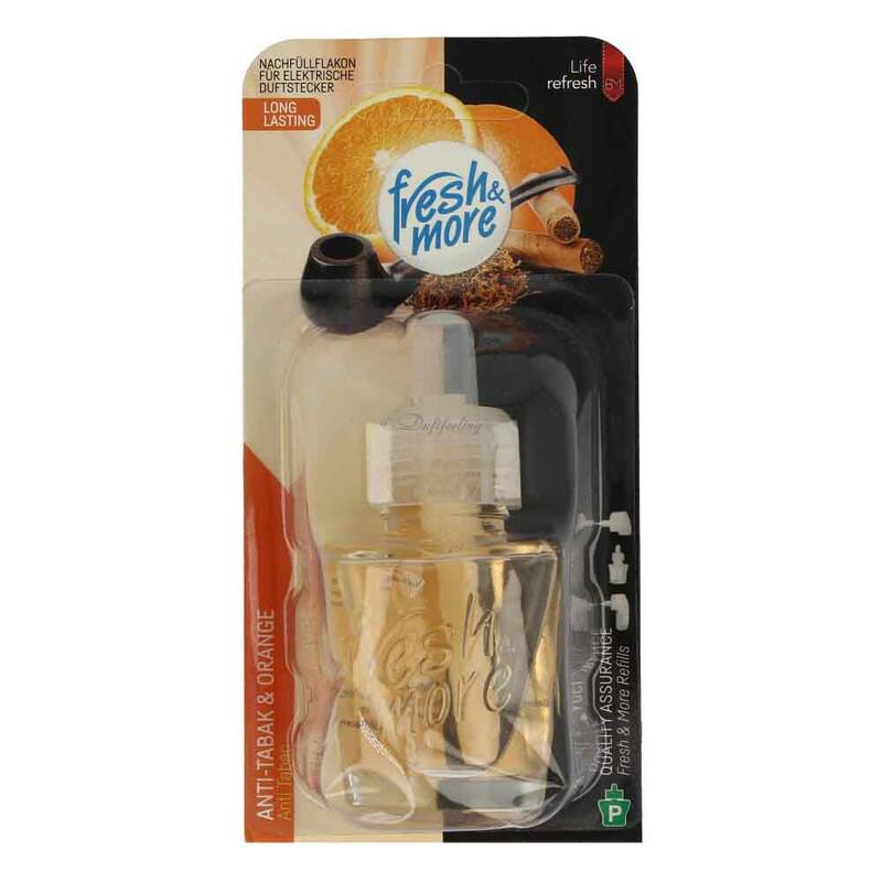 Fresh & More Nachfüller Duftstecker Anti-Tabak & Orange 19 ml