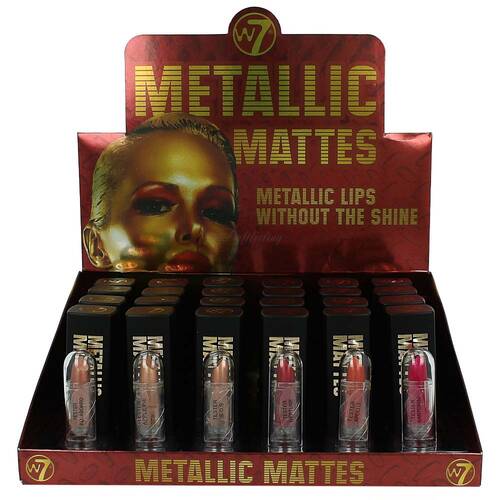 W7 Metallic Mattes Lipstick 3g ***Farbauswahl***