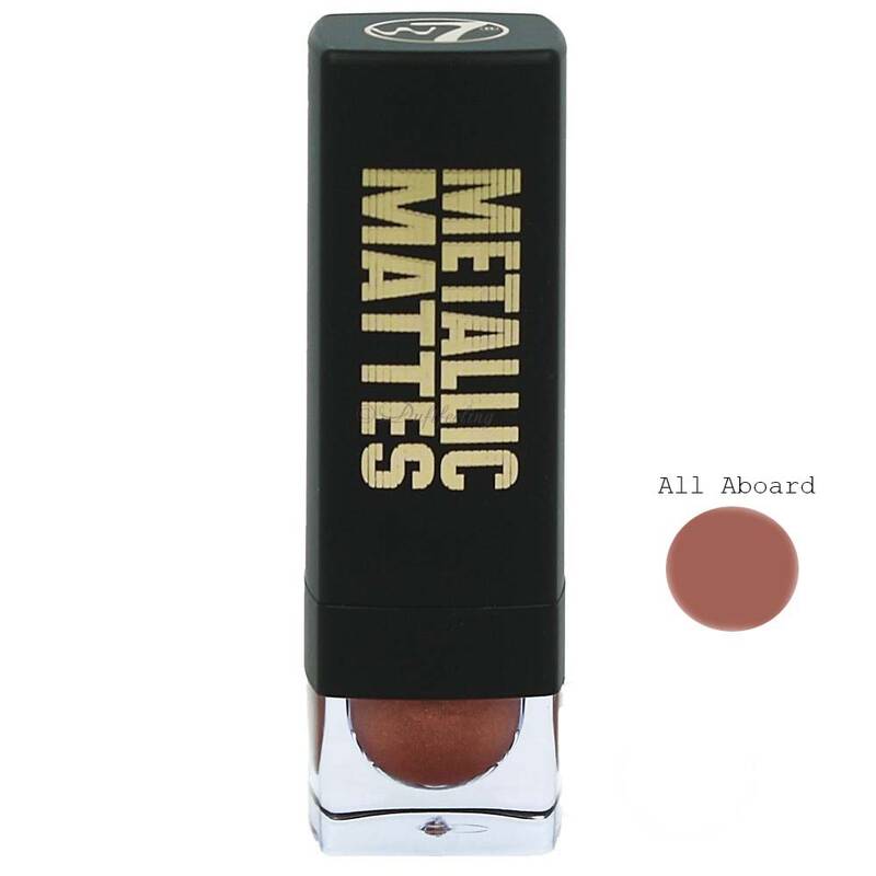 W7 Metallic Mattes Lipstick 3g All Aboard