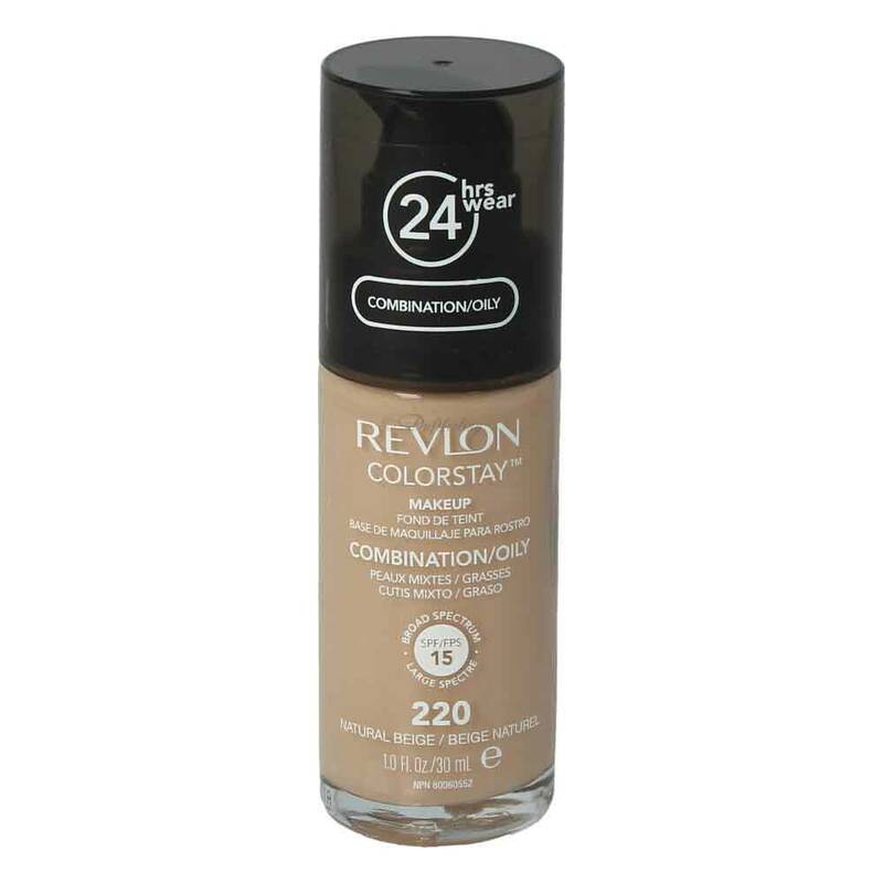 Revlon ColorStay Make-up combi/oily Skin mit Pumpe 220 Natural Beige